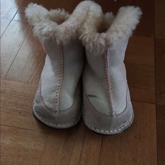 Uggs pink booties. - Picture 1 of 4